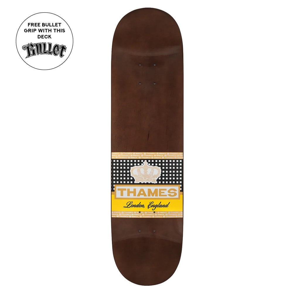 Lanceros Skateboard Deck 8.125 - Cigar Brown