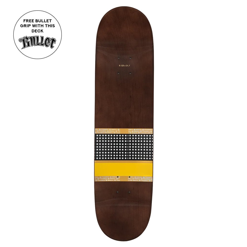 Lanceros Skateboard Deck 8.125 - Cigar Brown
