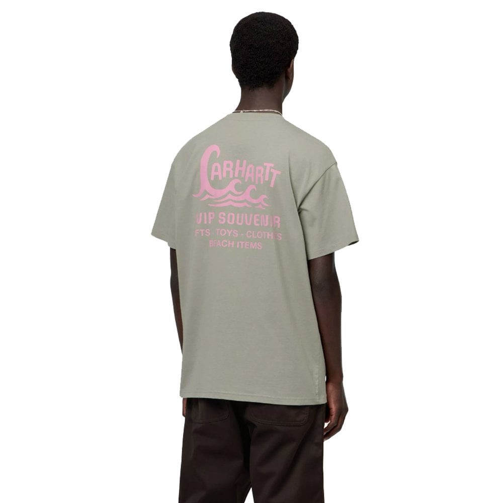Waves T-Shirt - Shady Green