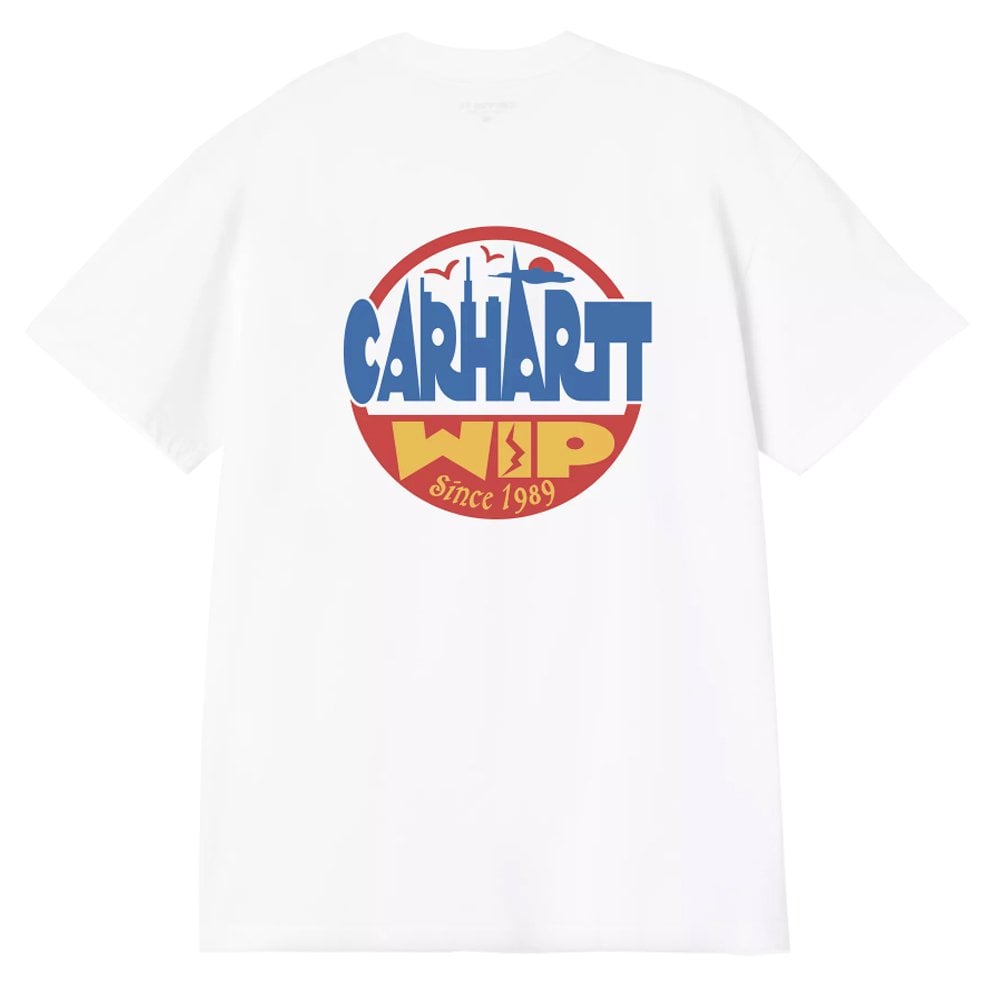 Luggage Label T-Shirt  - White