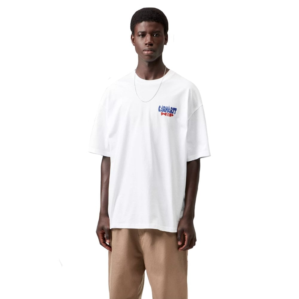 Luggage Label T-Shirt  - White