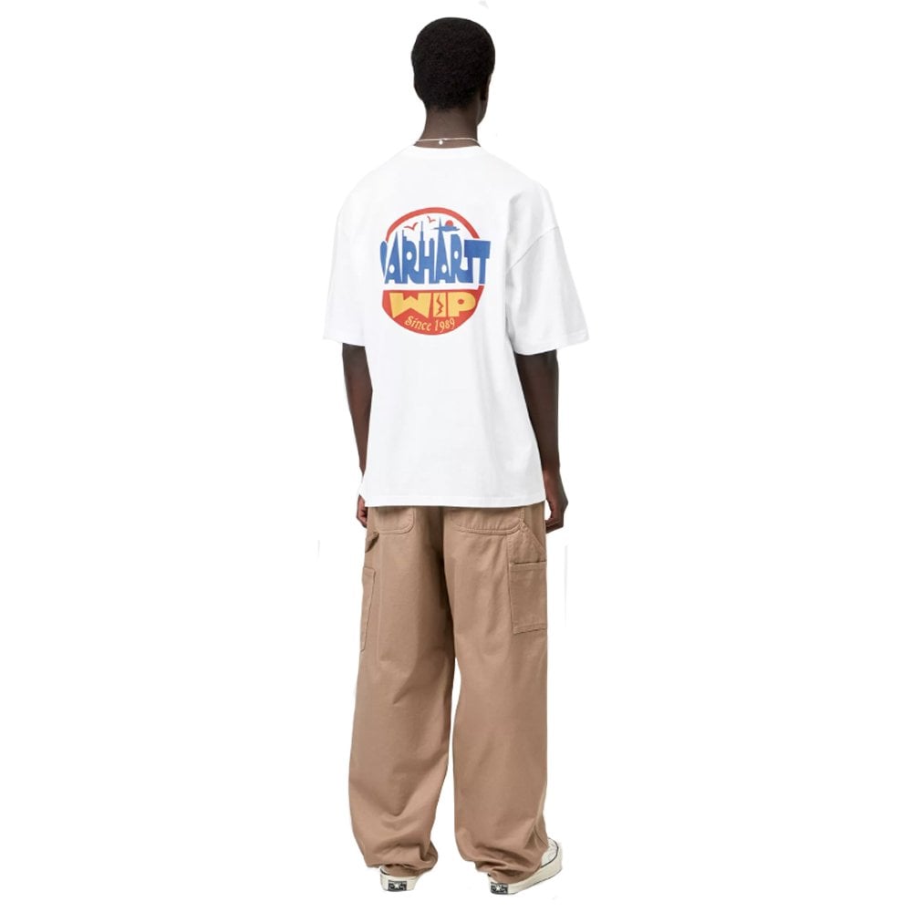Luggage Label T-Shirt  - White