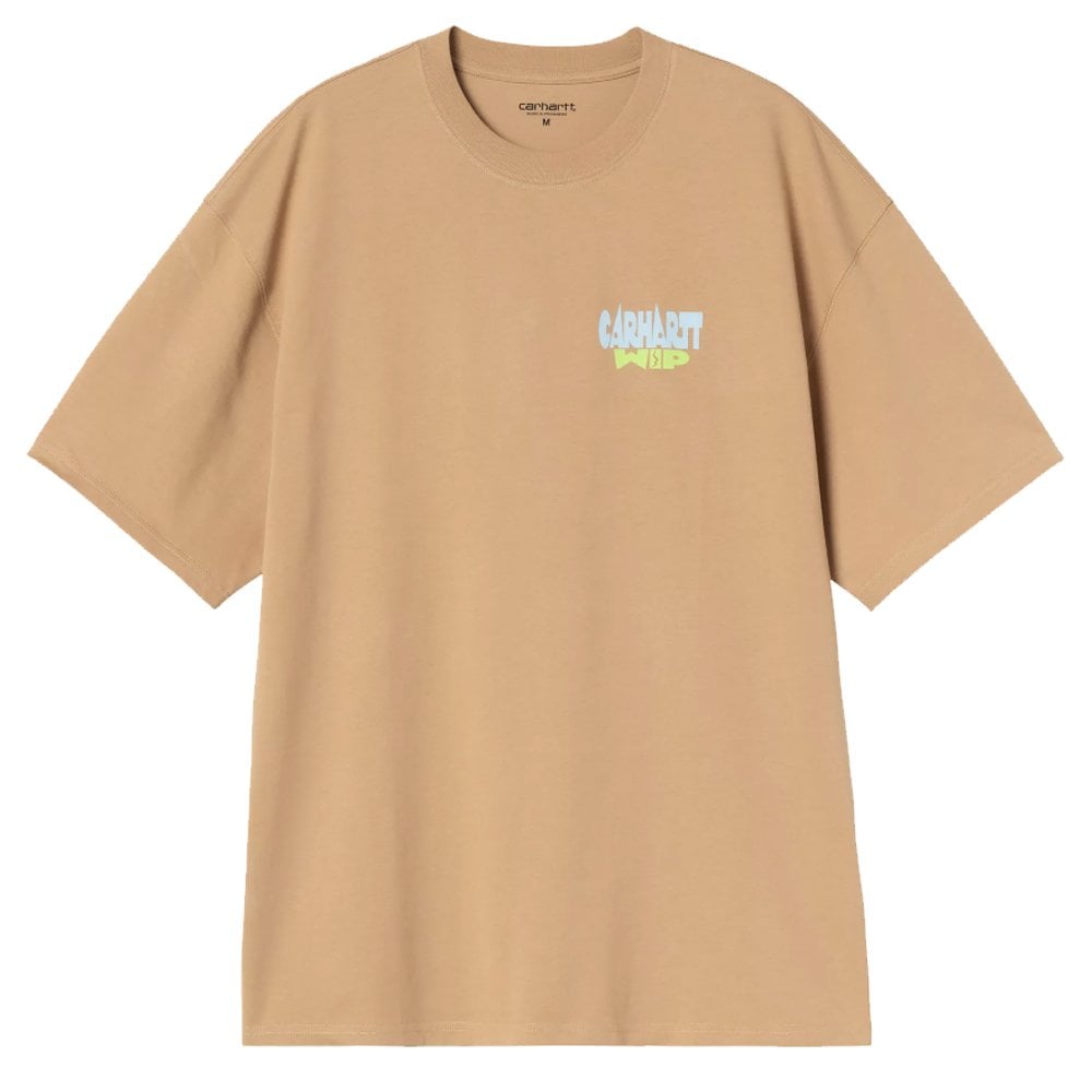 Luggage Label T-Shirt  - Dusty H Brwn