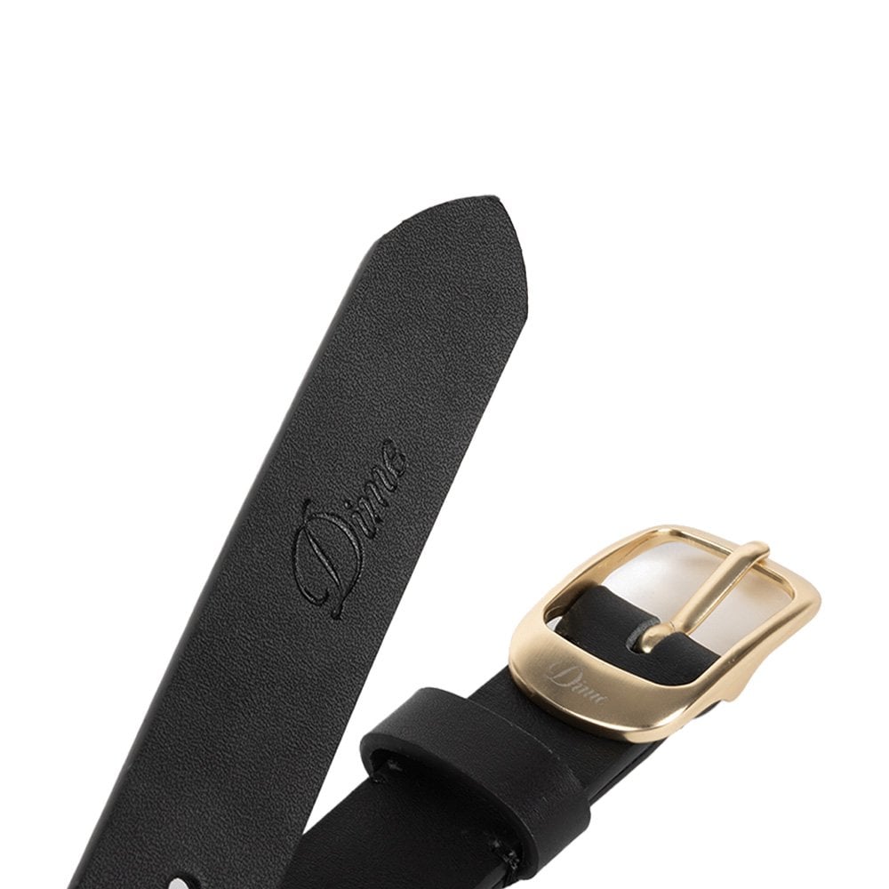 Dress Leather Belt - Black