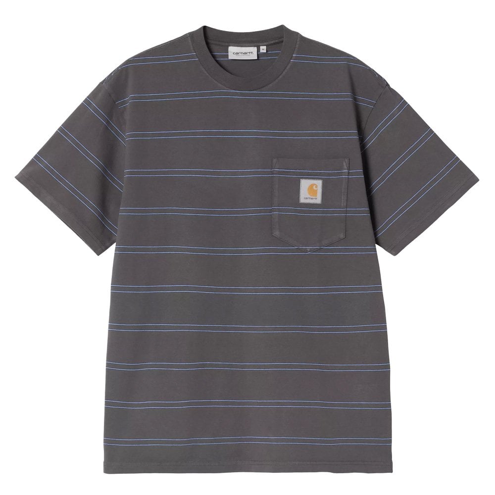 Bert Pocket T-Shirt - Grph/Curacao