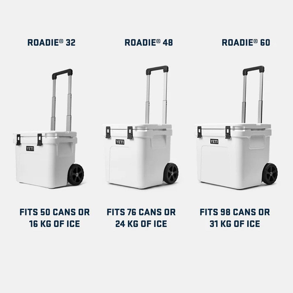 Roadie 32 Wheeled Cool Box - White