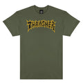 Spikey T-Shirt - Military Grn