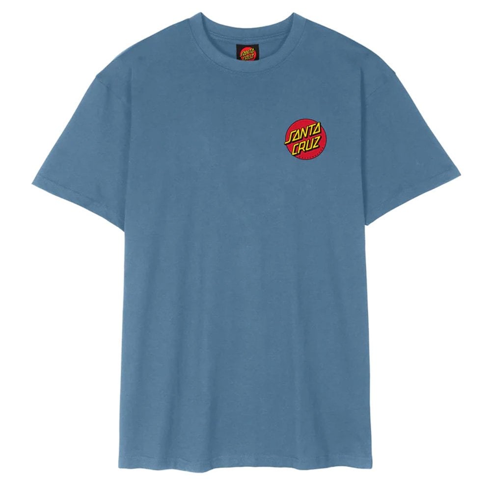Classic Dot Chest T-Shirt - Faded Denim
