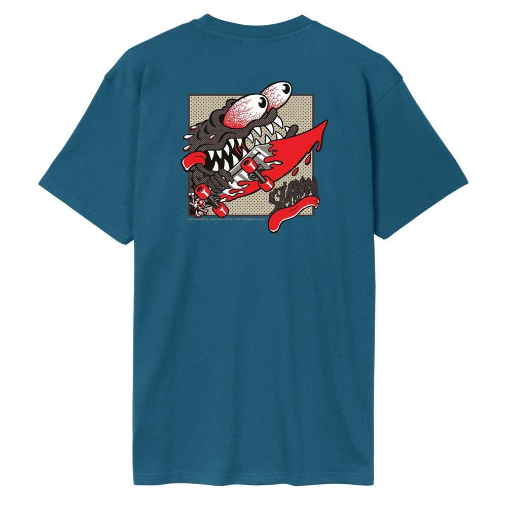 Meek Slasher Box T-Shirt - Dark Teal