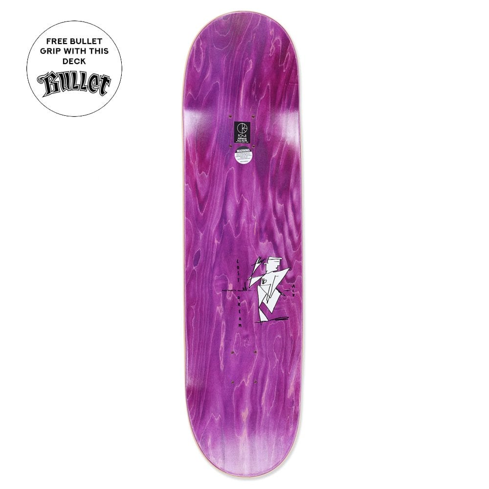 Still Pushing Skateboard Deck - Blue