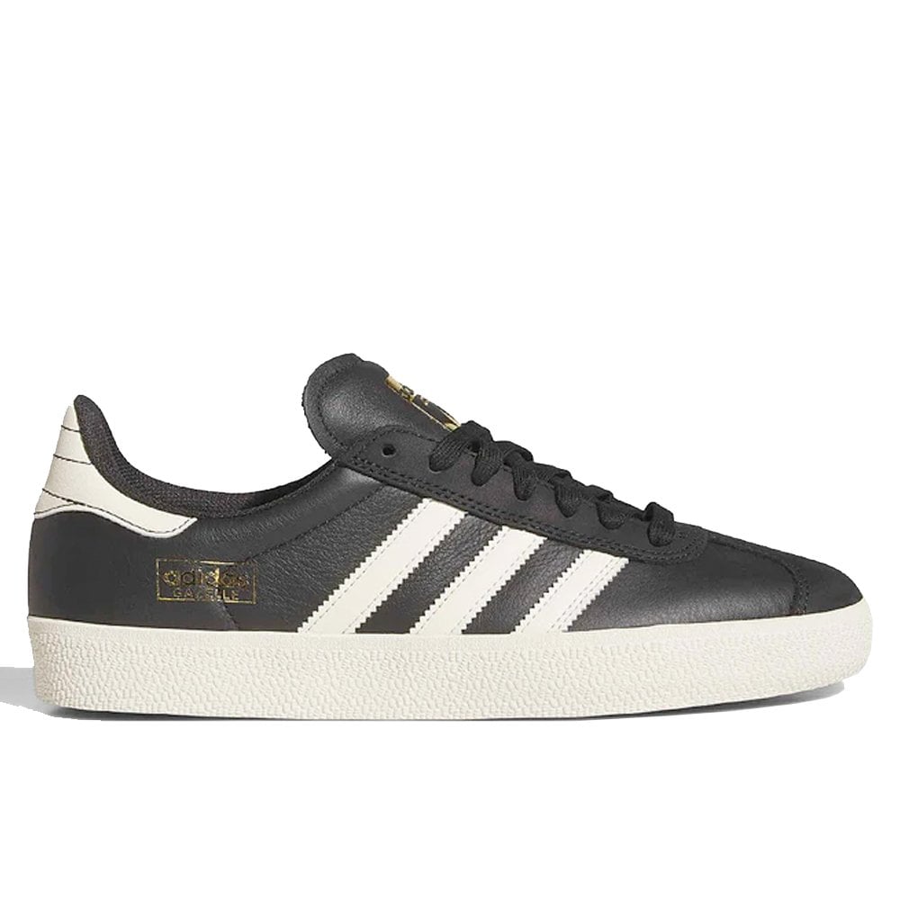 Gazelle ADV Leather - Blk/Wht/Gold