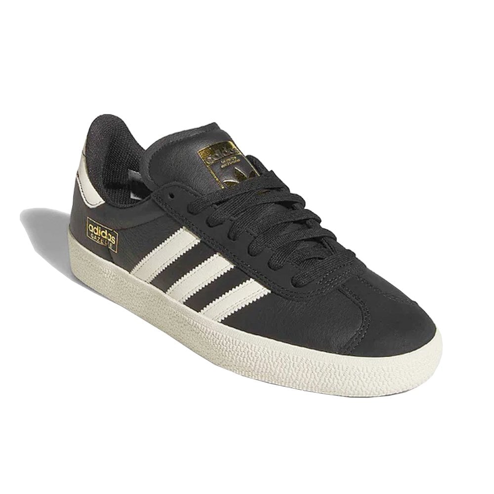 Gazelle ADV Leather - Blk/Wht/Gold