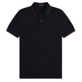 M3600 Polo Shirt - Navy/Brandy