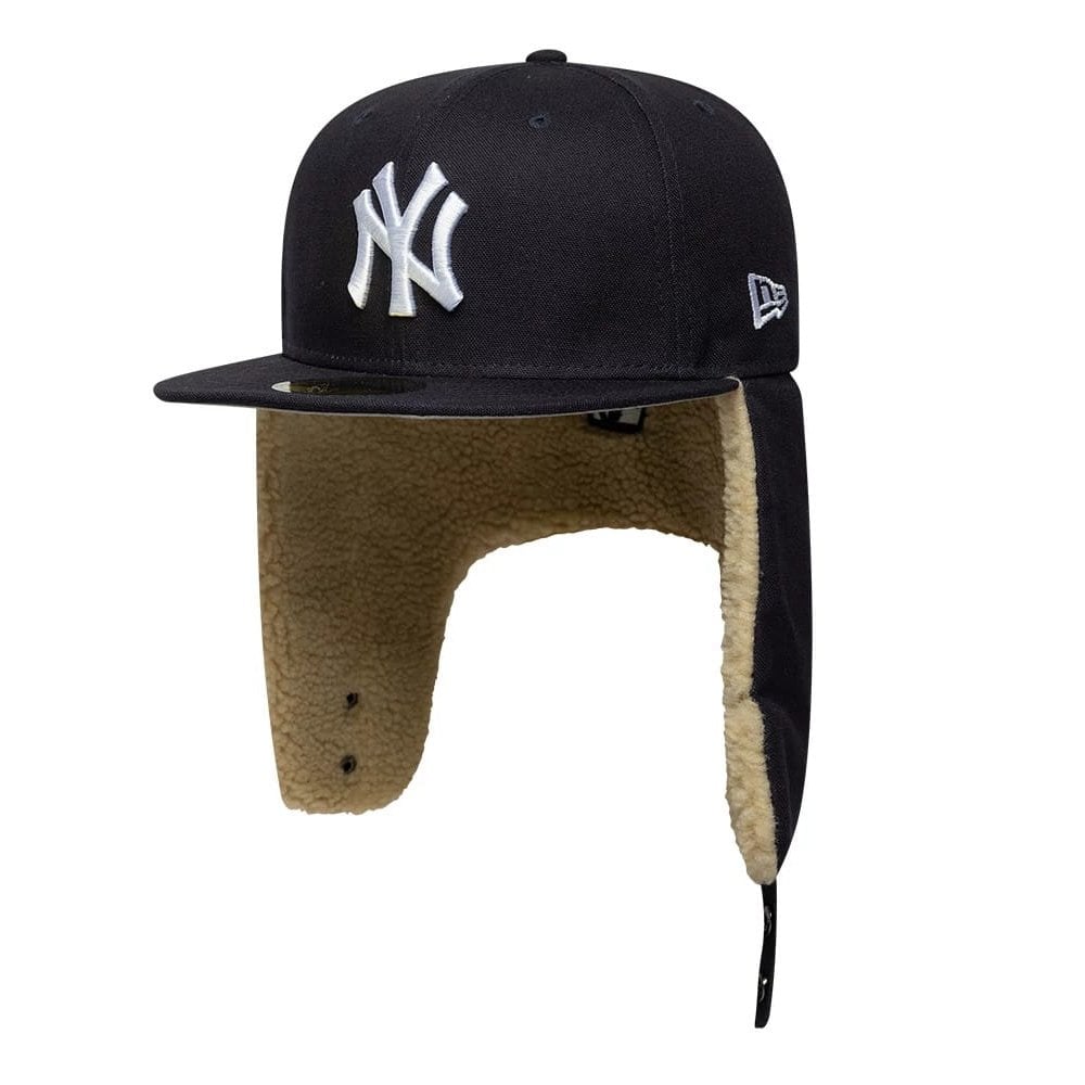 New York Yankees MLB World Series Navy Dogear 59FIFTY Fitted Cap - Ny Navy/Wht