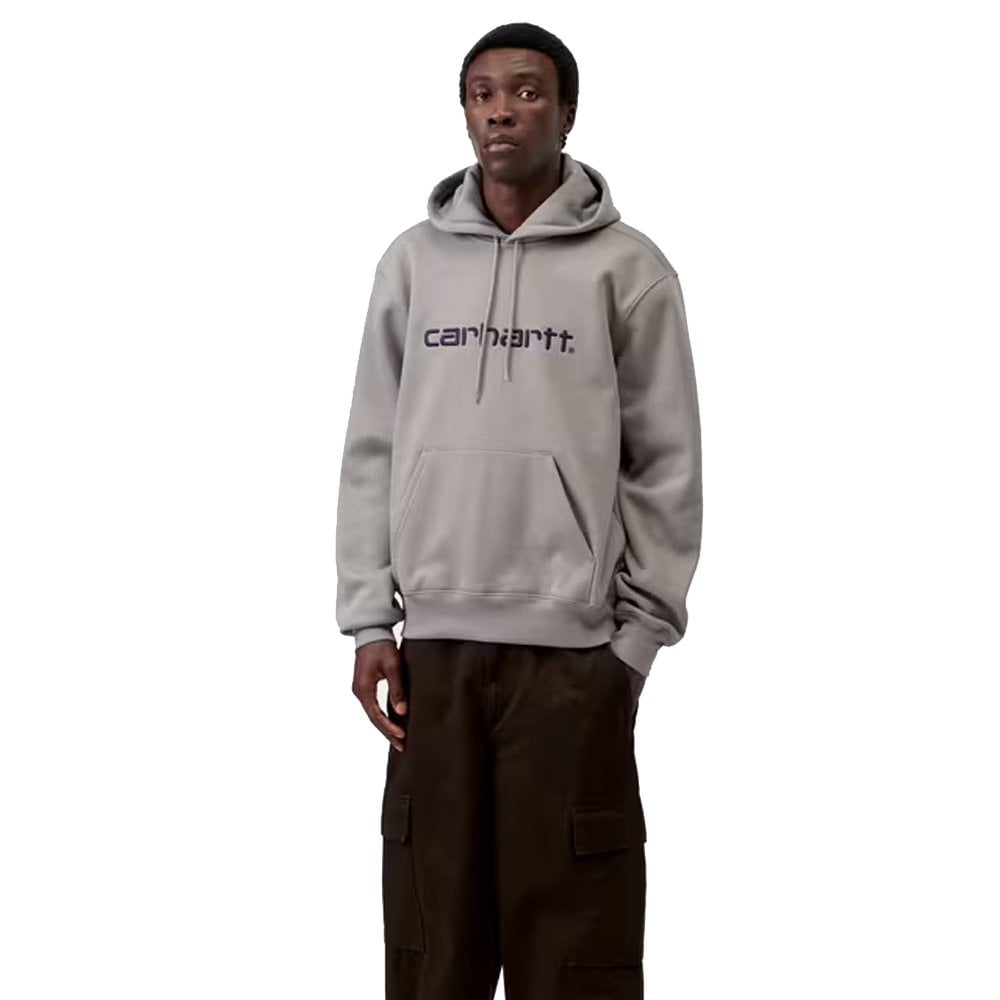 Hooded Carhartt Sweatshirt - Shadygry/Nvy