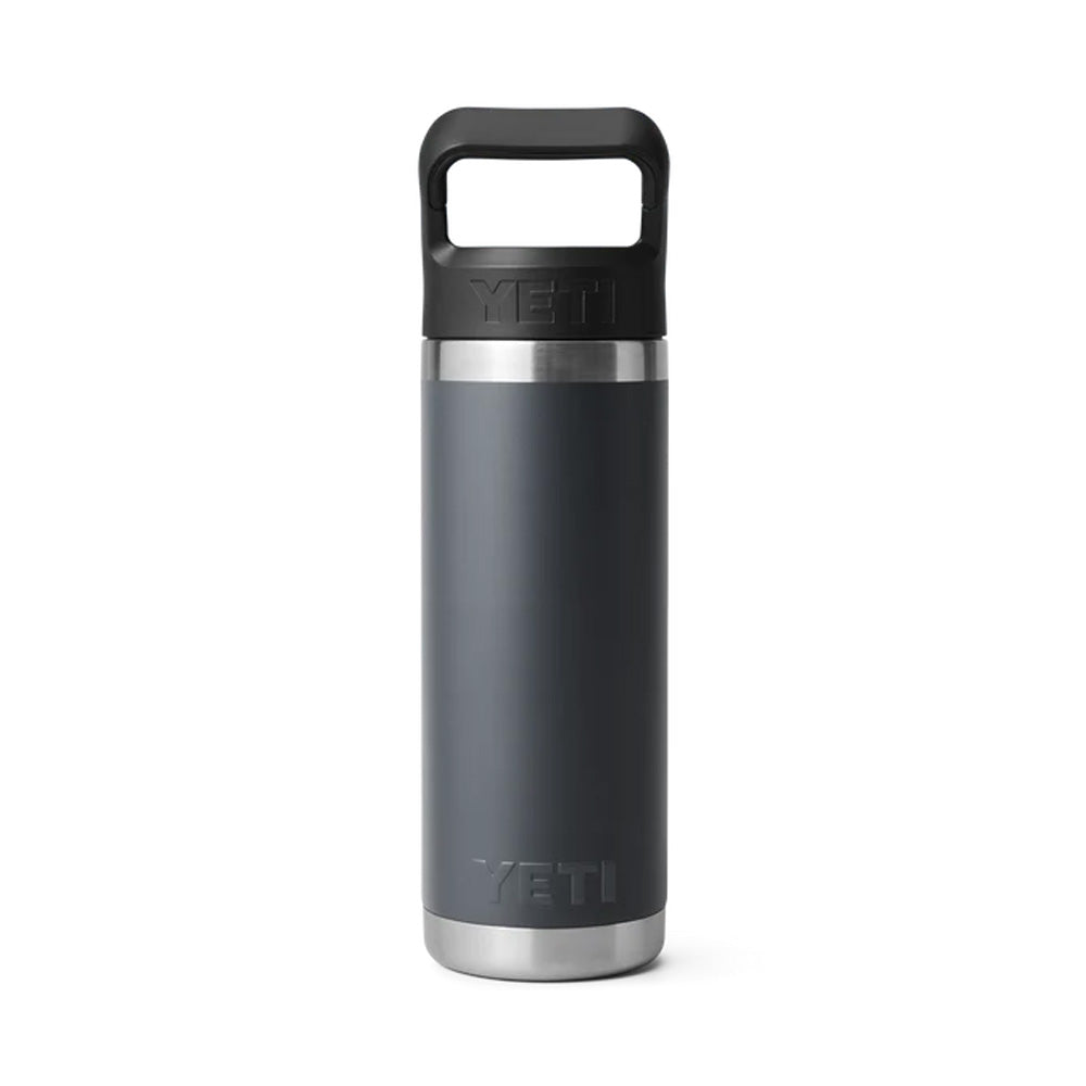 Rambler 18 oz (532 ml) Bottle With Straw - Charcoal
