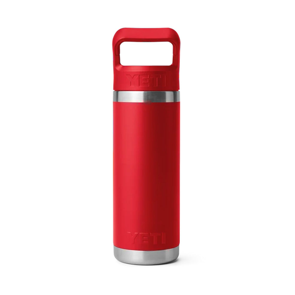 Rambler 18 oz (532 ml) Bottle With Straw - Rescue Red