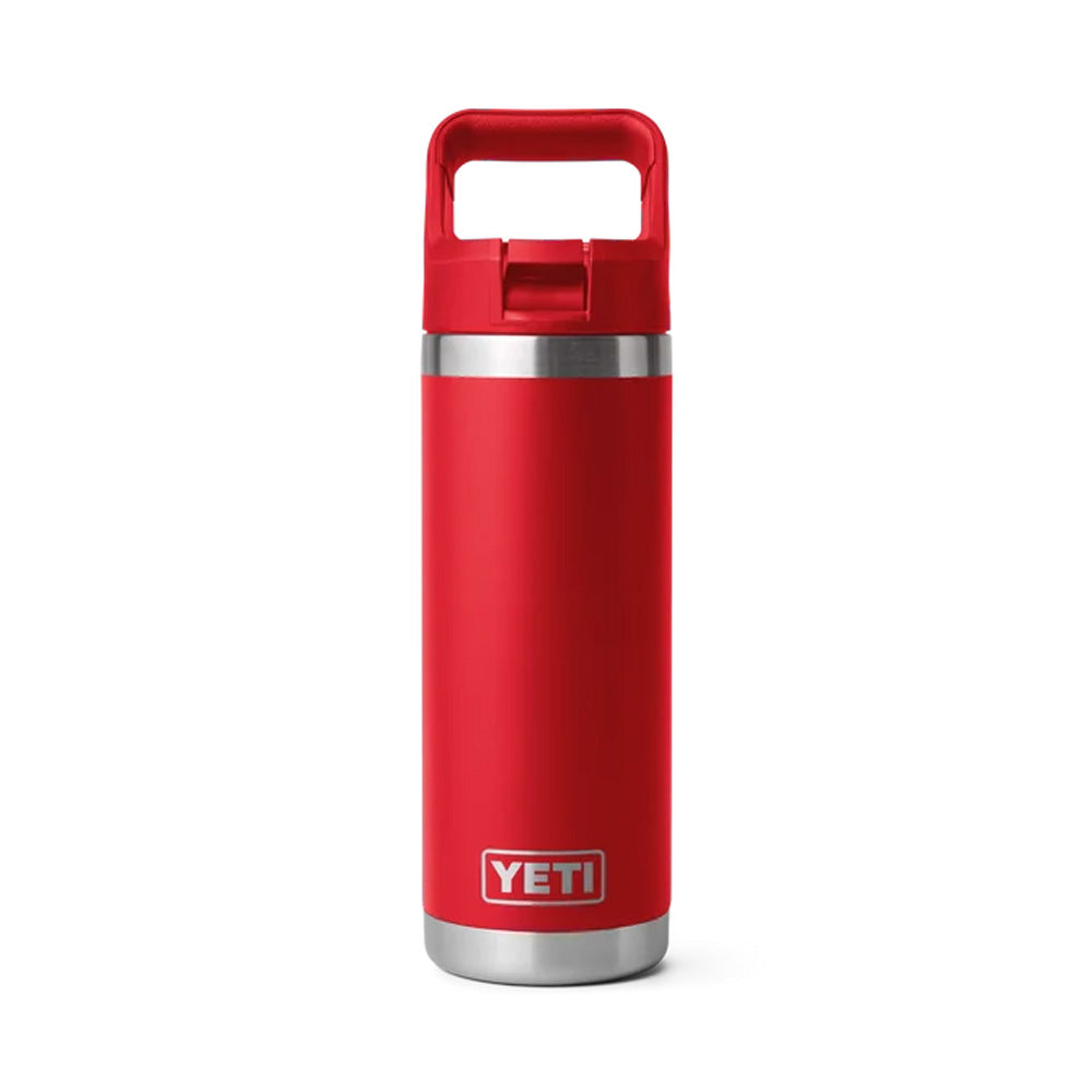 Rambler 18 oz (532 ml) Bottle With Straw - Rescue Red
