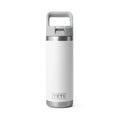Rambler 18 oz (532 ml) Bottle With Straw - White