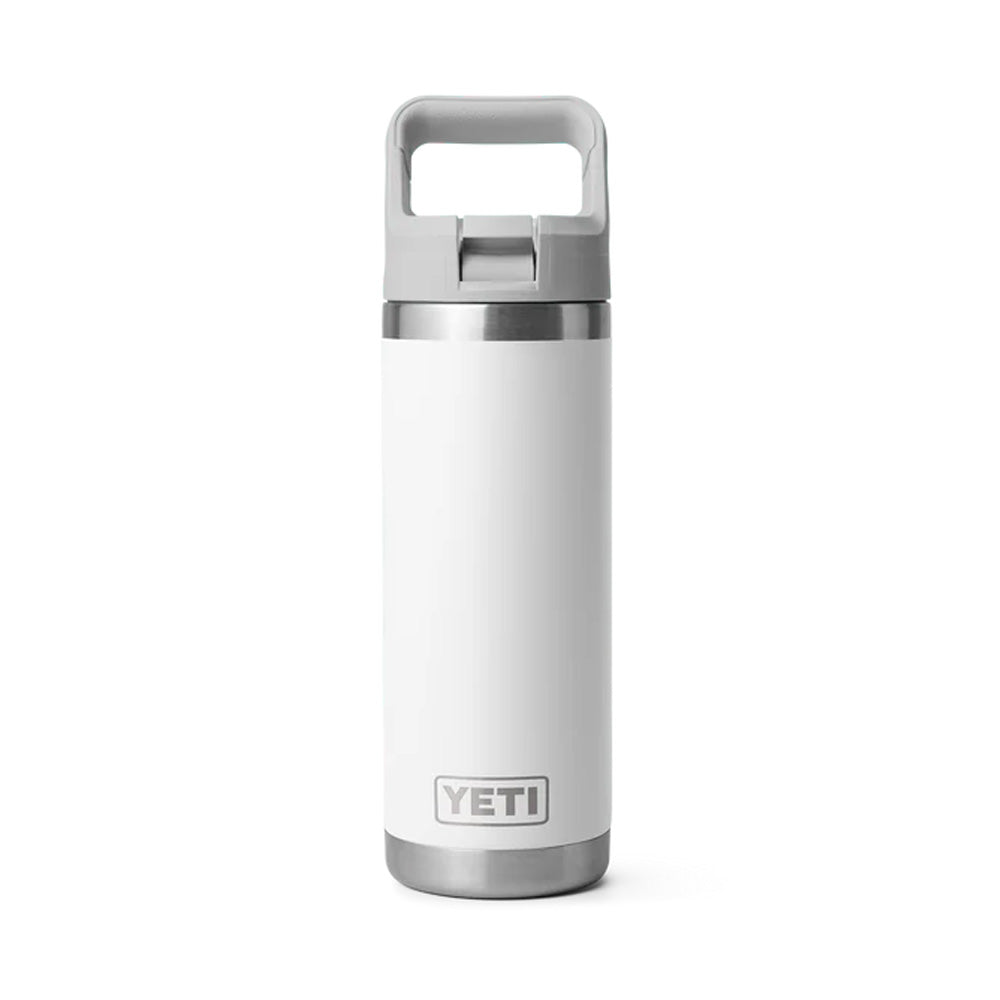Rambler 18 oz (532 ml) Bottle With Straw - White