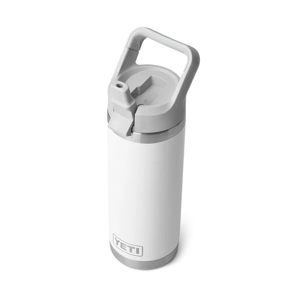 Rambler 18 oz (532 ml) Bottle With Straw - White