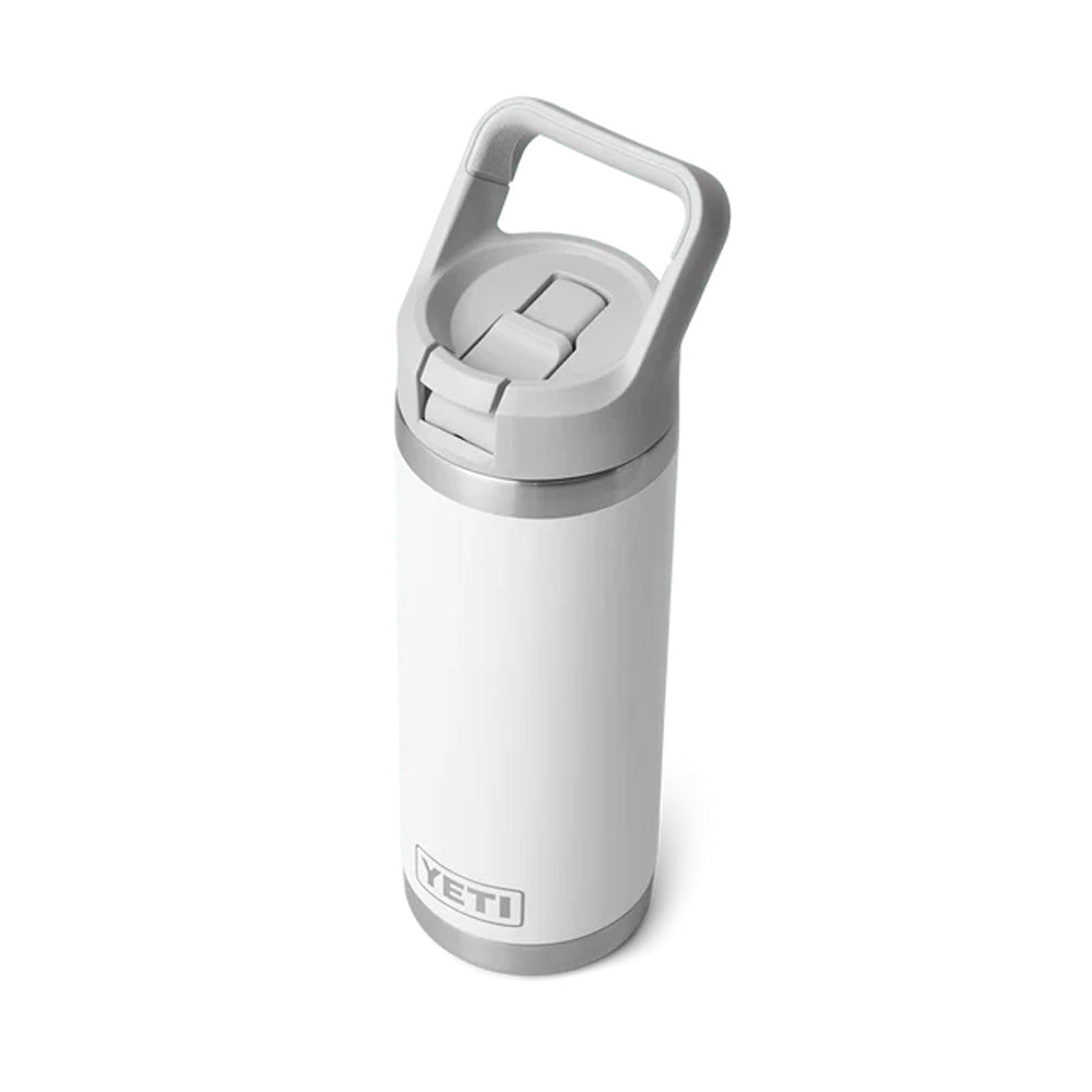 Rambler 18 oz (532 ml) Bottle With Straw - White
