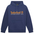 Established 1973 Embroidered Logo Hoodie - Dark Blue