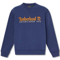 Established 1973 Embroidered Logo Crew Sweatshirt - Dark Blue
