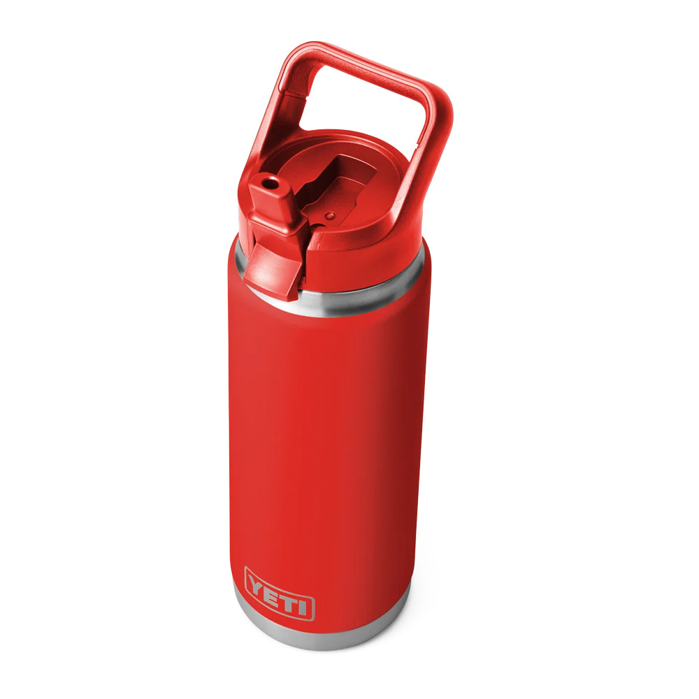 Rambler 26 oz (769 ML) Bottle With Straw - Rescue Red