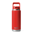 Rambler 26 oz (769 ML) Bottle With Straw - Rescue Red