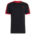 3-Stripes T-Shirt  - Black/Red