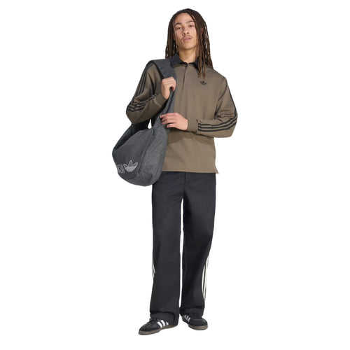 3 Stripes Rugby Long Sleeve Polo Shirt - Branch