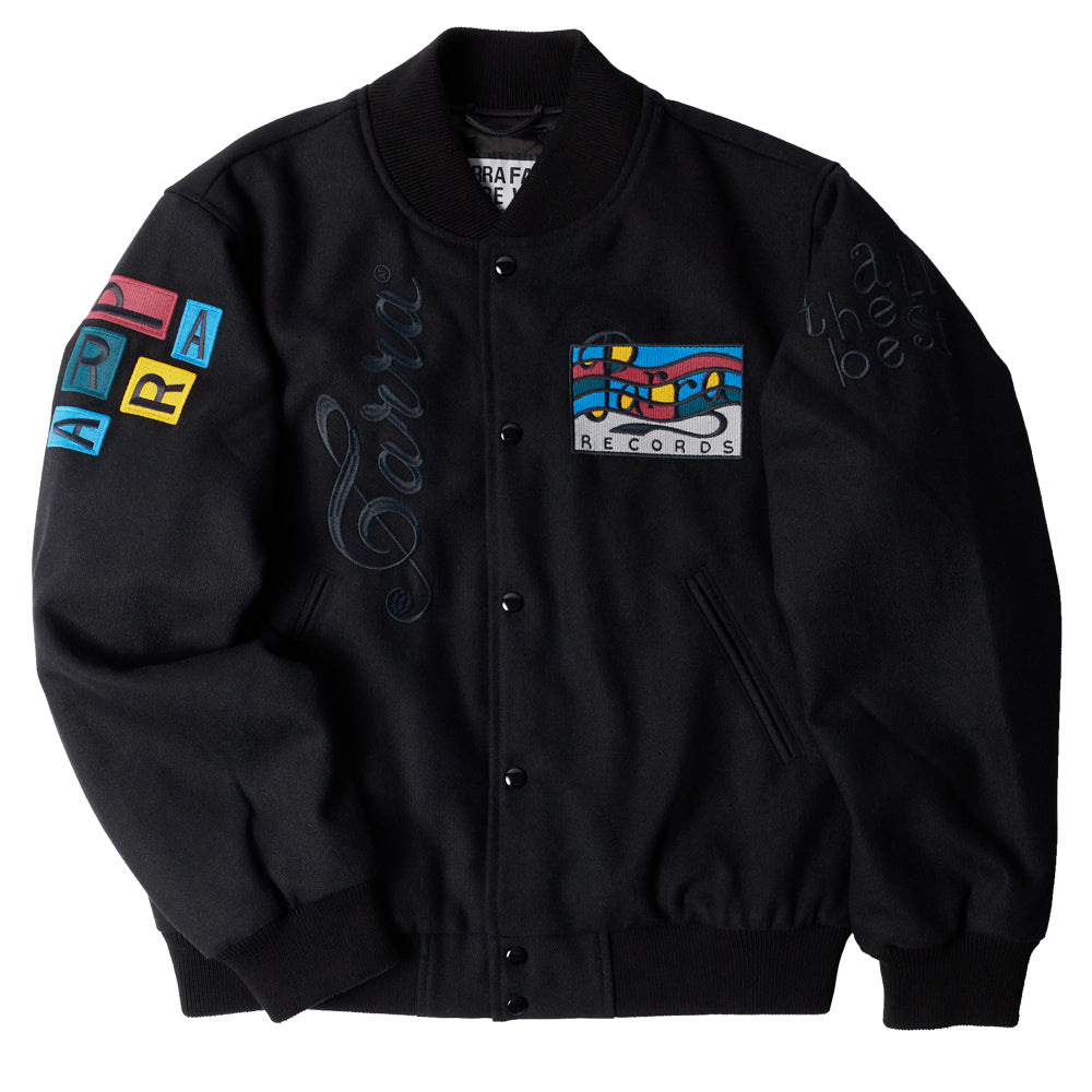 All The Best Varsity Jacket - Black