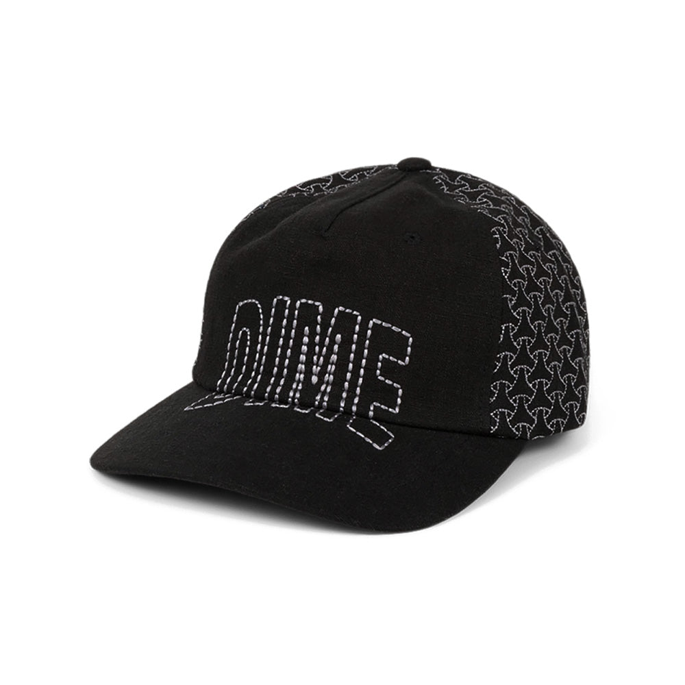 Allover Stitch Worker Cap - Black