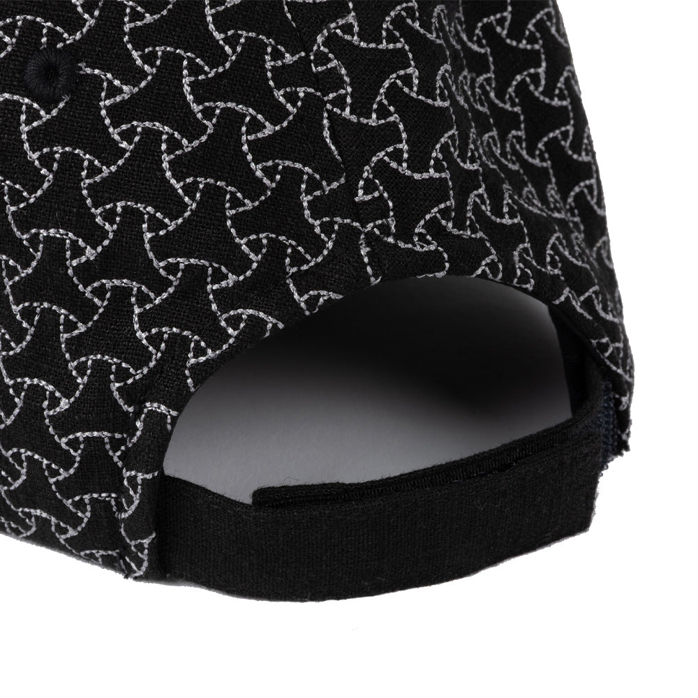 Allover Stitch Worker Cap - Black