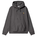 Hooded American Script Sweatshirt - Graphite