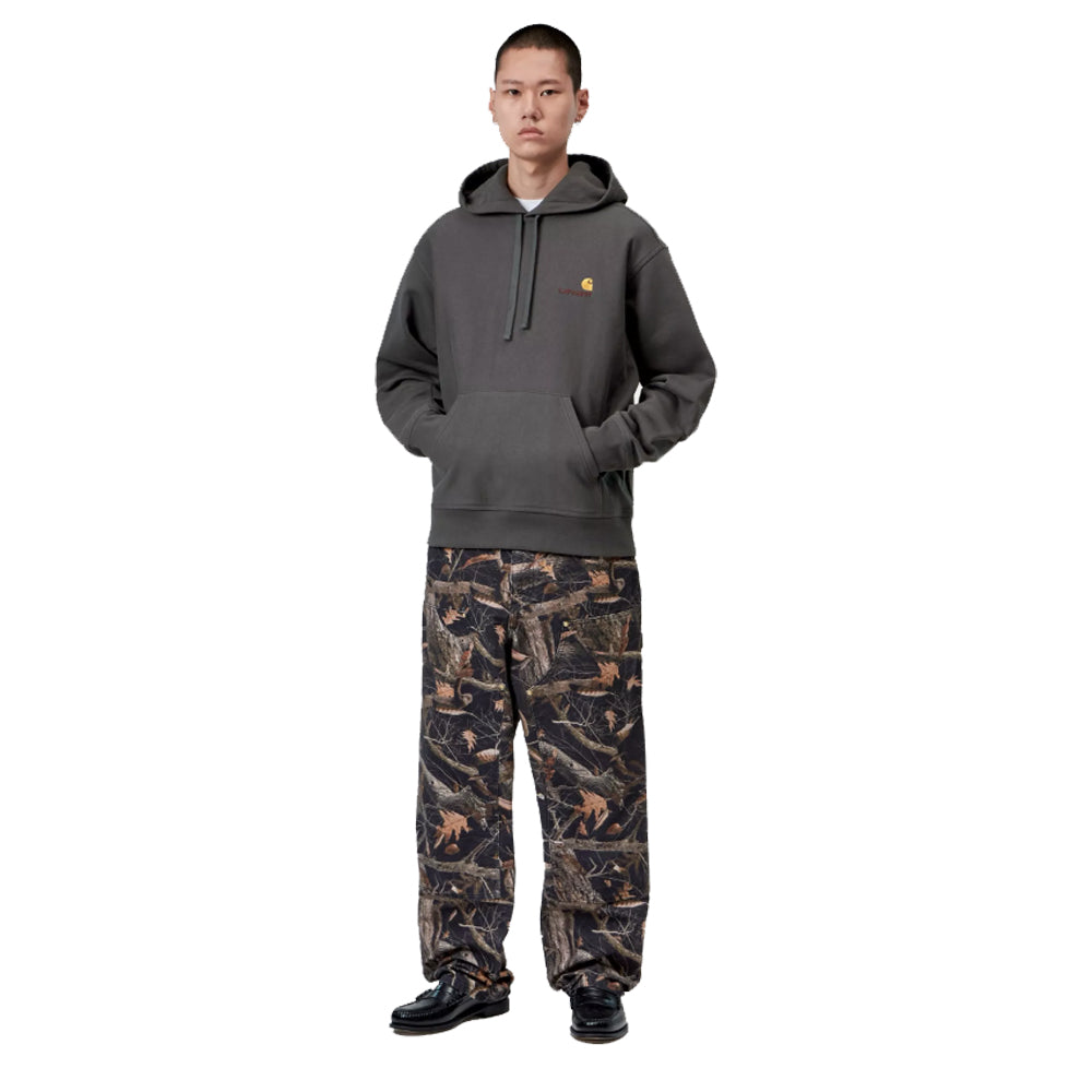 Hooded American Script Sweatshirt - Graphite