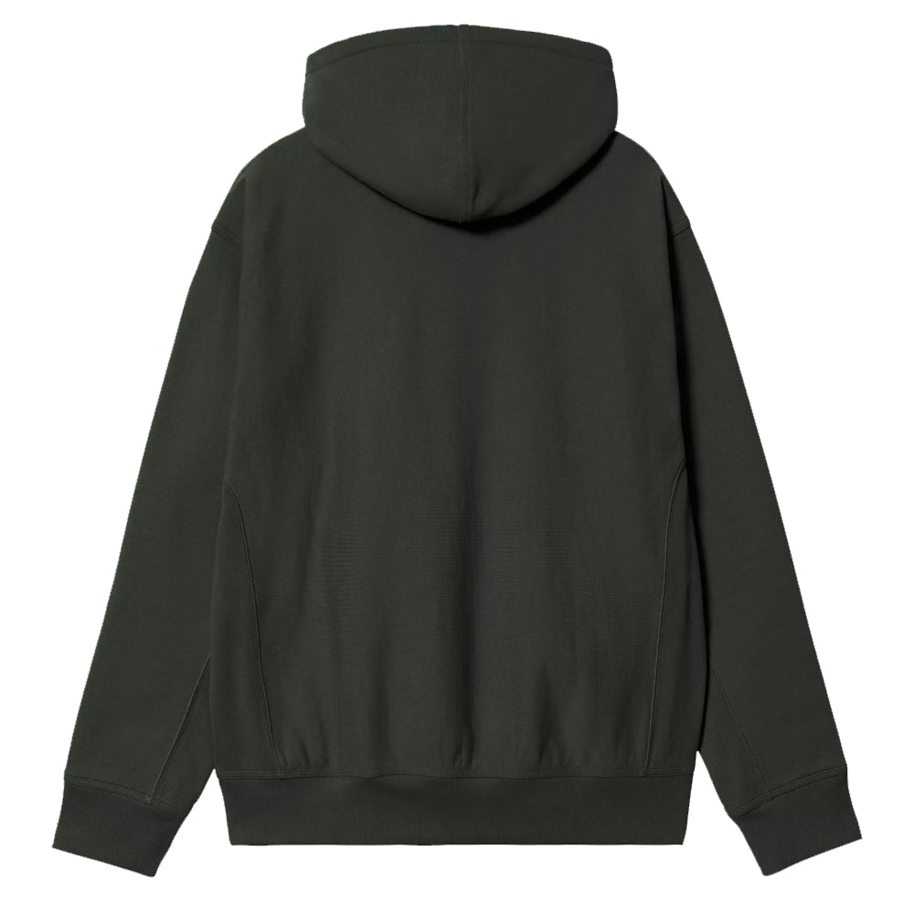 Hooded American Script Sweatshirt - Raven