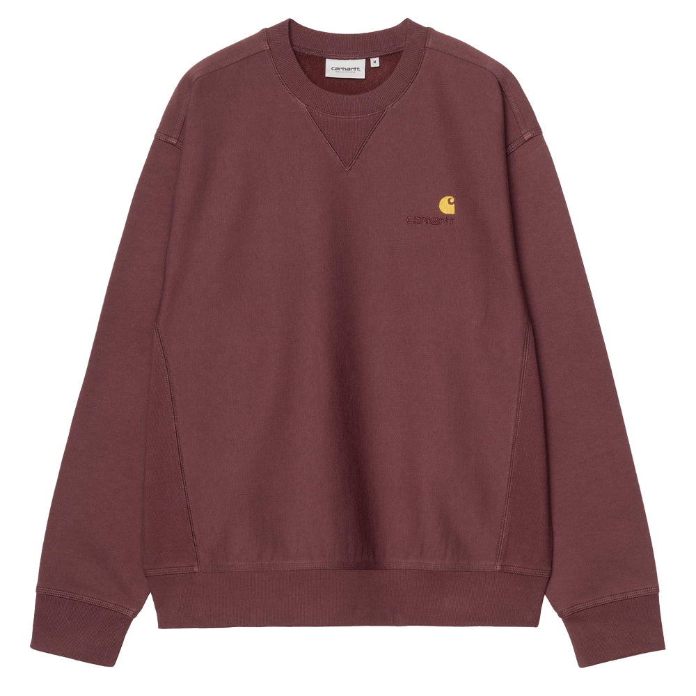 American Script Sweatshirt - Amarone