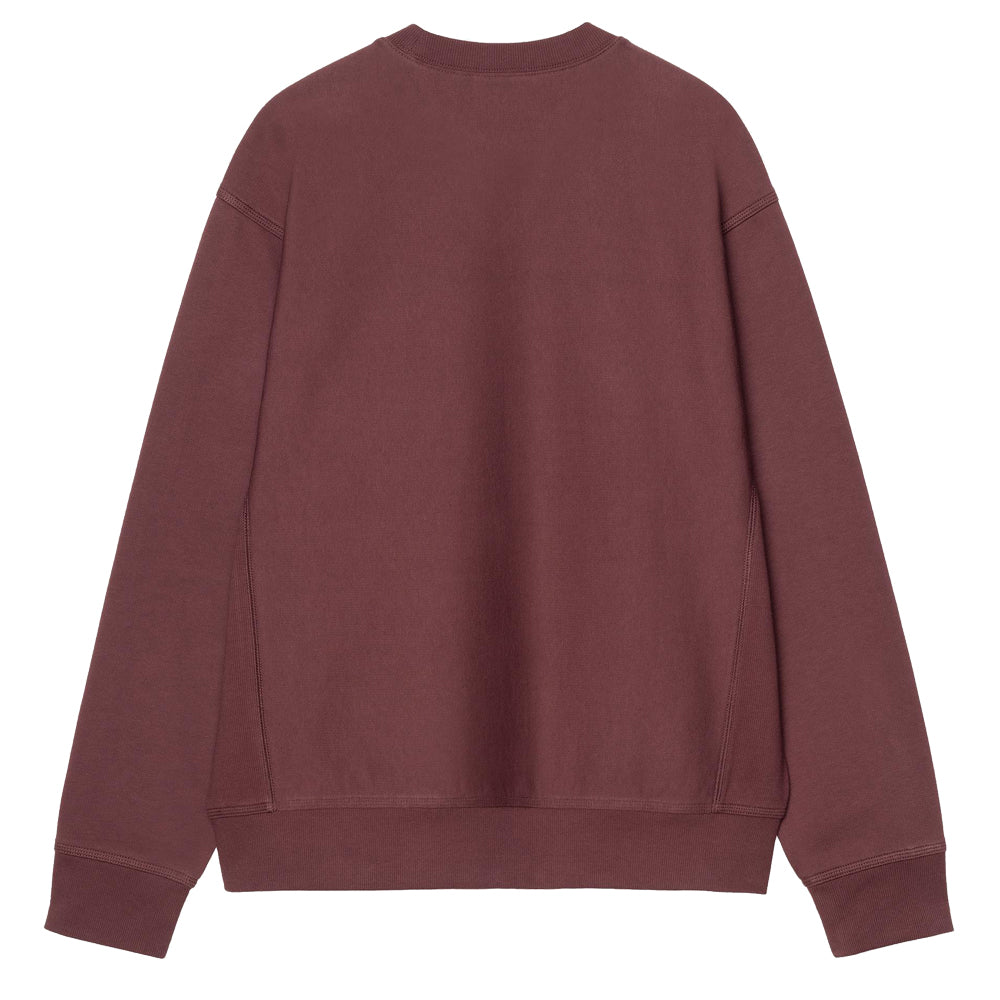 American Script Sweatshirt - Amarone
