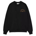 Arch Script Sweatshirt - Black/Hamilton Brown