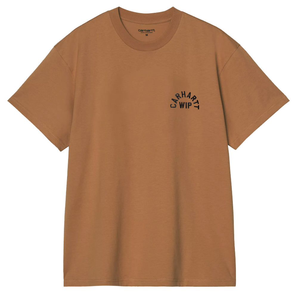 Arch Script T-Shirt - WIP H Brown/Black