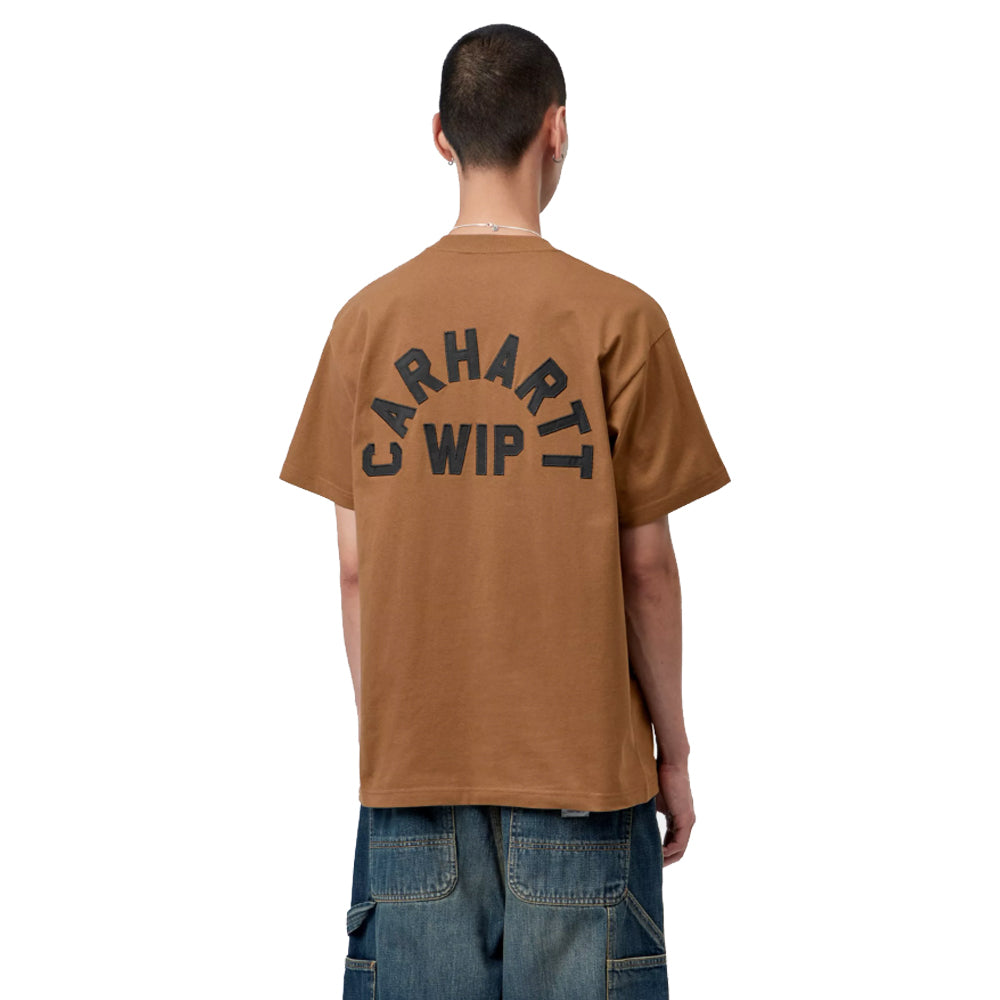 Arch Script T-Shirt - WIP H Brown/Black