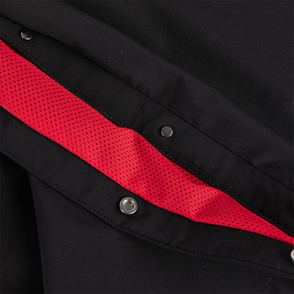 Athletic Snap Pants - Black/Red