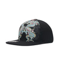 Battle Dragon 5 Panel Flat Peak Cap - Black