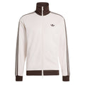 Beckenbauer Track Top - White/Coffee