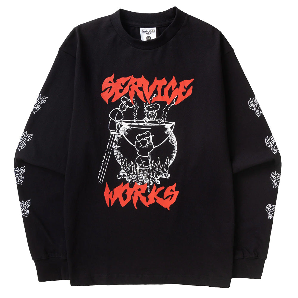 Boiling Point Long Sleeve Tee - Black
