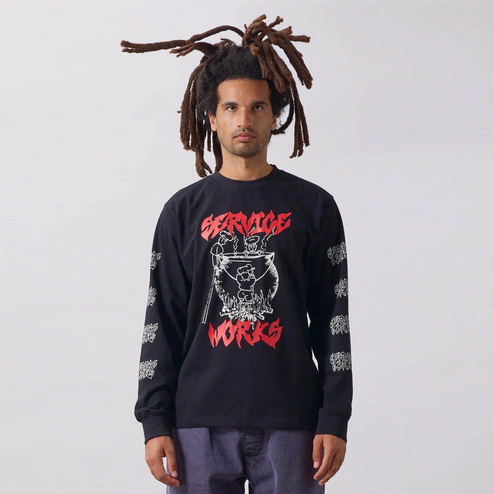 Boiling Point Long Sleeve Tee - Black