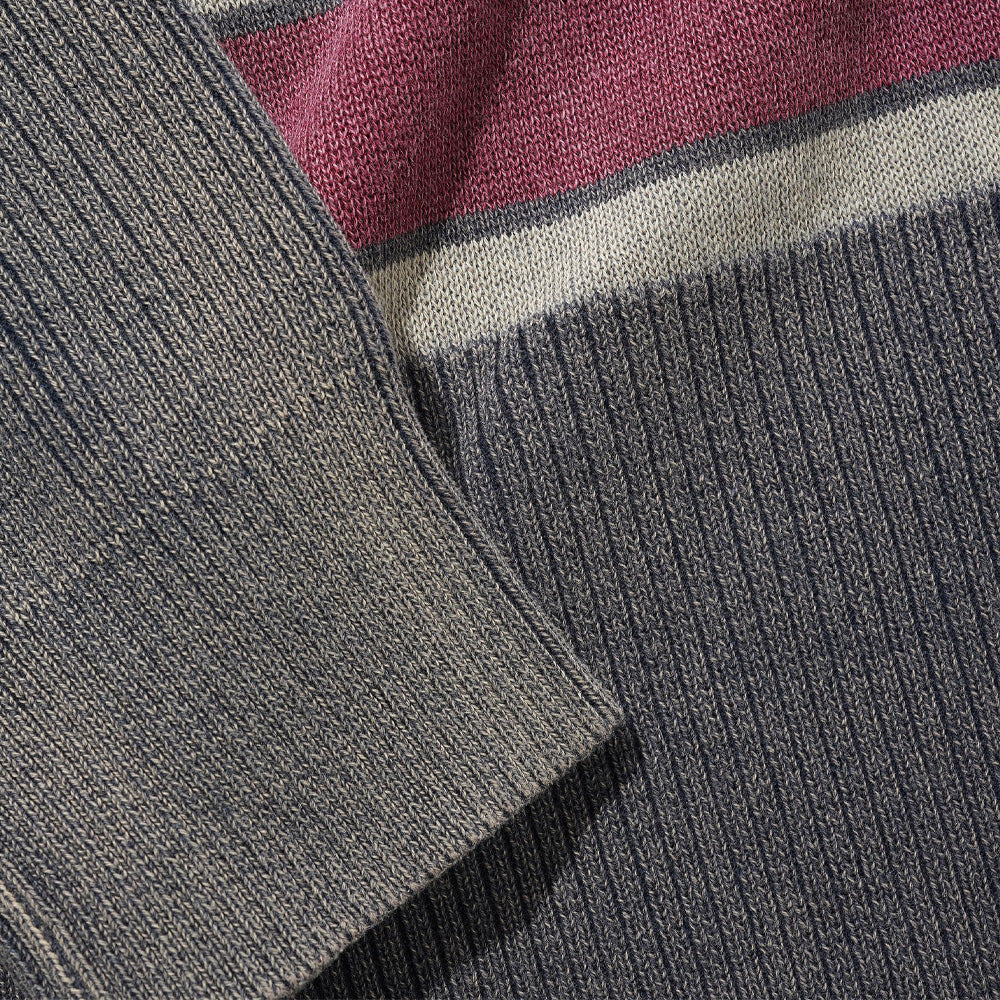 Break Knit Sweater - Washed Navy
