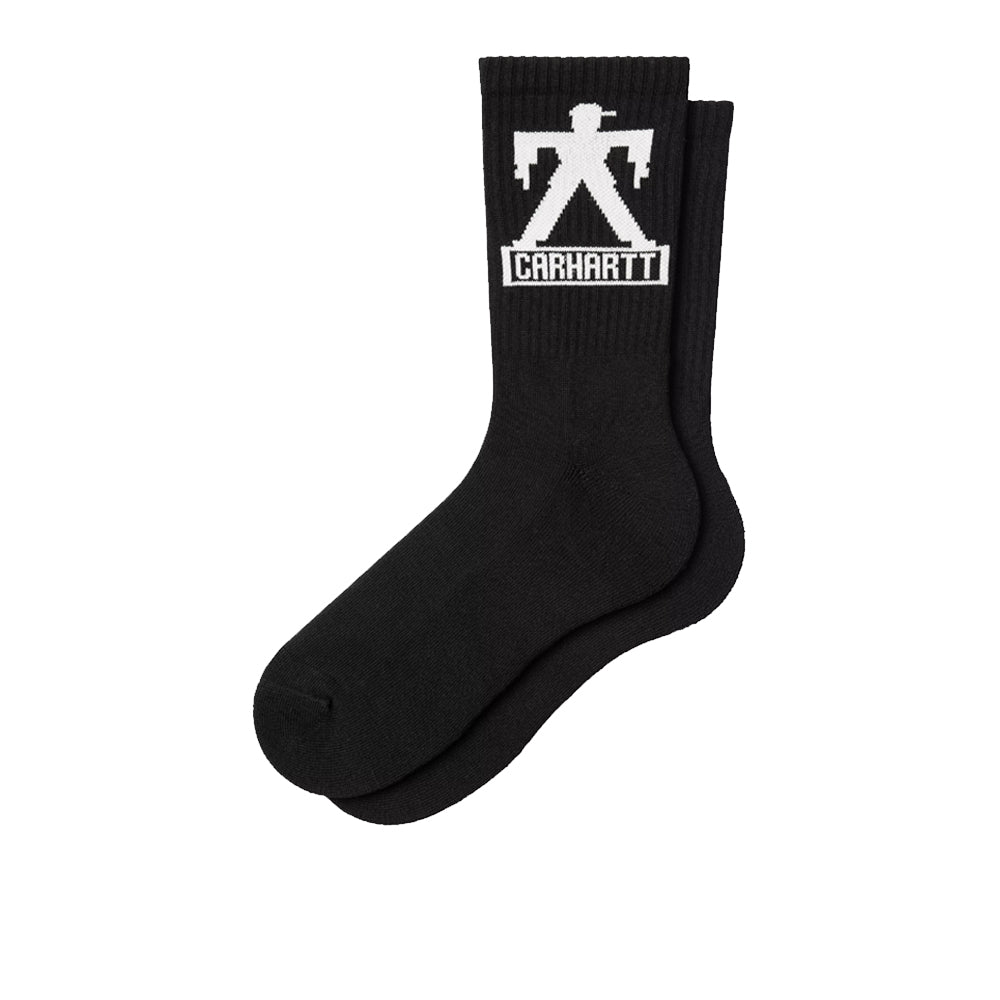 Bricky Man Sock - Black/Wax